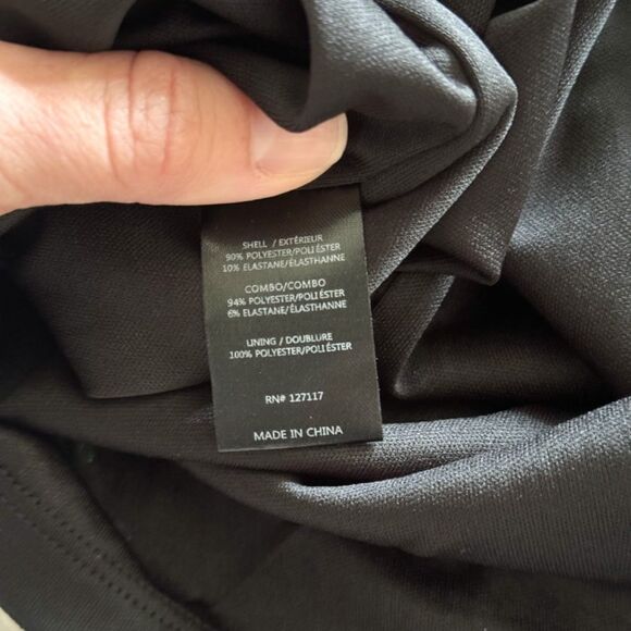 NWT! One33 Social Sequined Stripe Cape Minidress - Black Multicolor | Size 10 - Picture 10 of 13